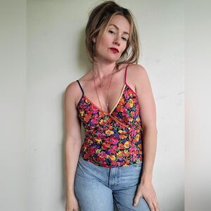 The Kiko Vintage 60s Floral Camisole M